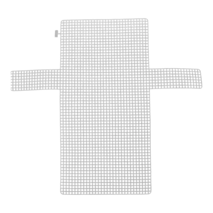 רשת פלסטיק לסריגת תיק קטן 18X36 ס"מ