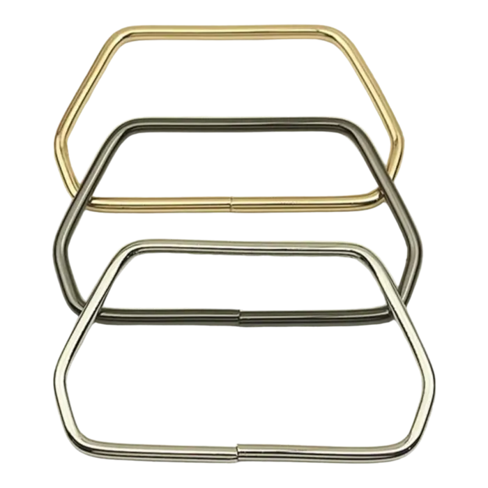 זוג ידיות מתכת בצורת D