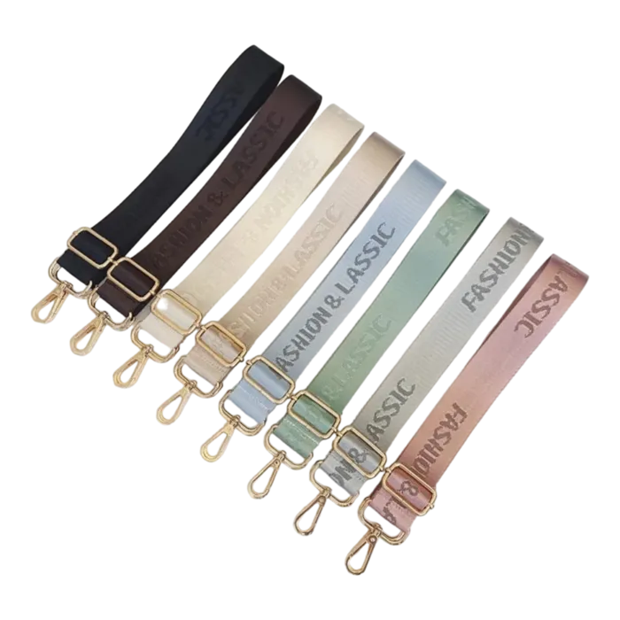 רצועת כתף מתכווננת לתיקים במגוון צבעים