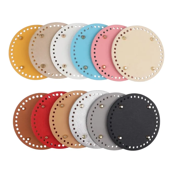 תחתיות עגולות דמוי עור