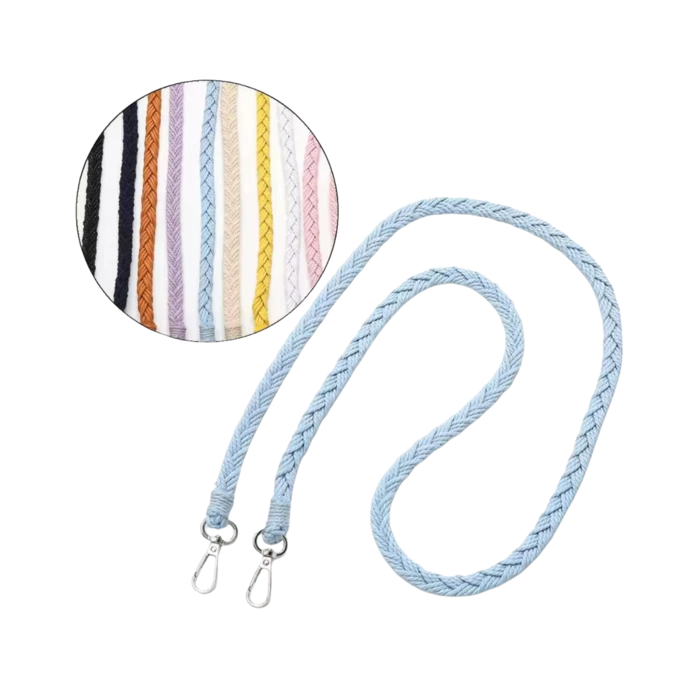 רצועת כתף קלועה לתיקים במגוון צבעים