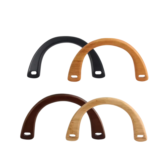 זוג ידיות עץ לתיקים