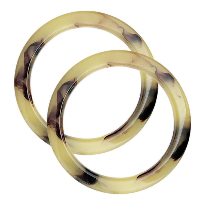 זוג ידיות עגולות מפלסטיק