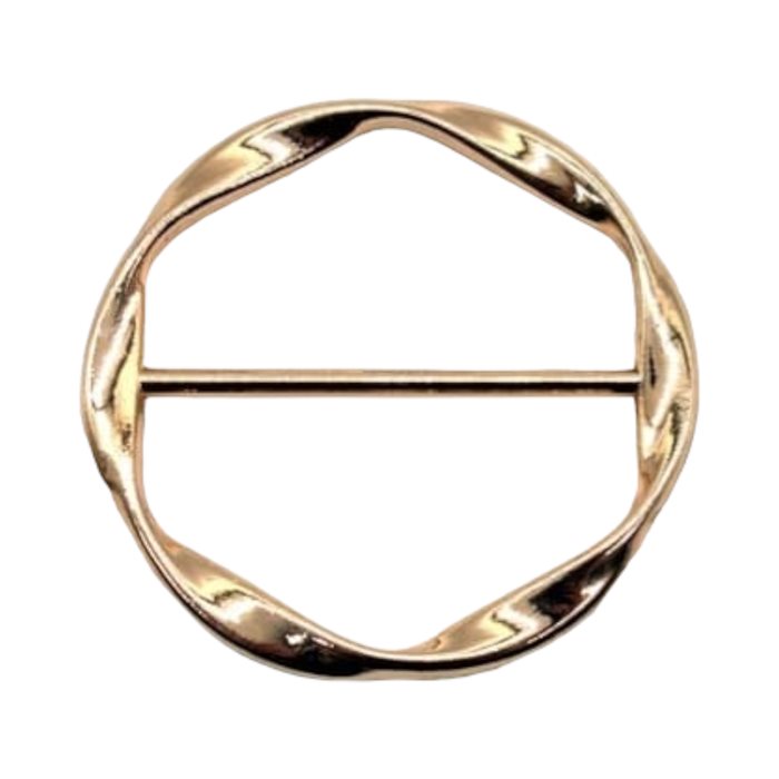 אבזם מתכת עגול לתיק במגוון צבעים