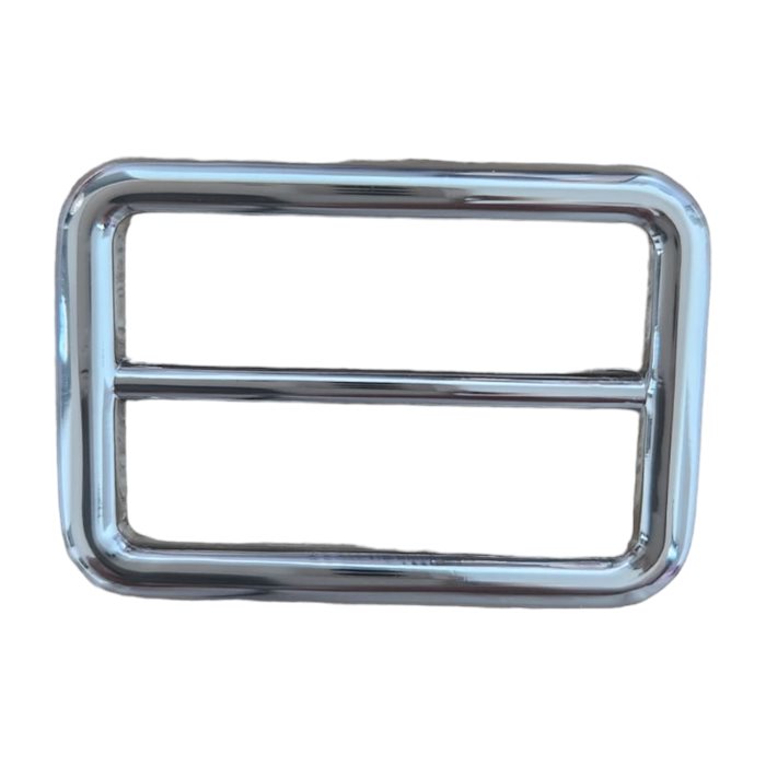 אבזם מתכת מלבני קטן לתיק/חגורה בגווני כסף