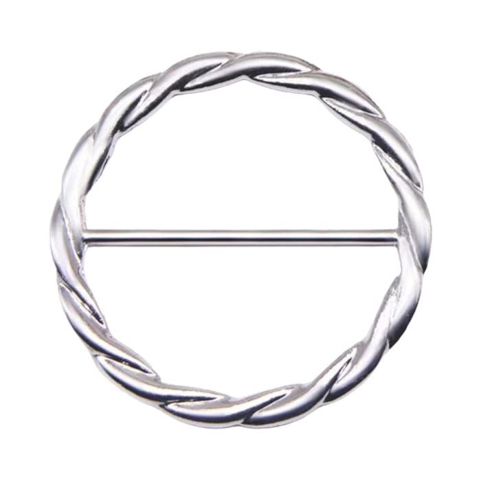 אבזם מתכת עגול לתיק במגוון צבעים