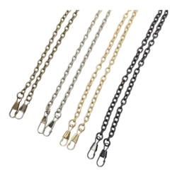 שרשראות מתכת לתיקים במגוון צבעים