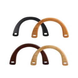 זוג ידיות עץ לתיקים