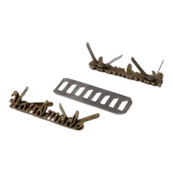 תגית מתכת Handmade צבע ברונזה