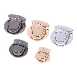 אבזם מתכת עגול לתיקים במגוון צבעים