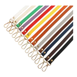 רצועות כתף דמוי עור לתיקים במגוון צבעים