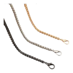 שרשראות מתכת לתיקים במגוון צבעים