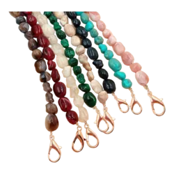 שרשראות חרוזים לתיקים במגוון צבעים