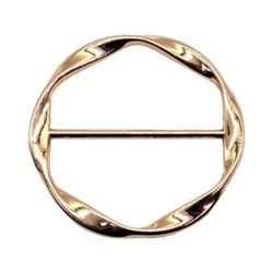 אבזם מתכת עגול לתיק במגוון צבעים